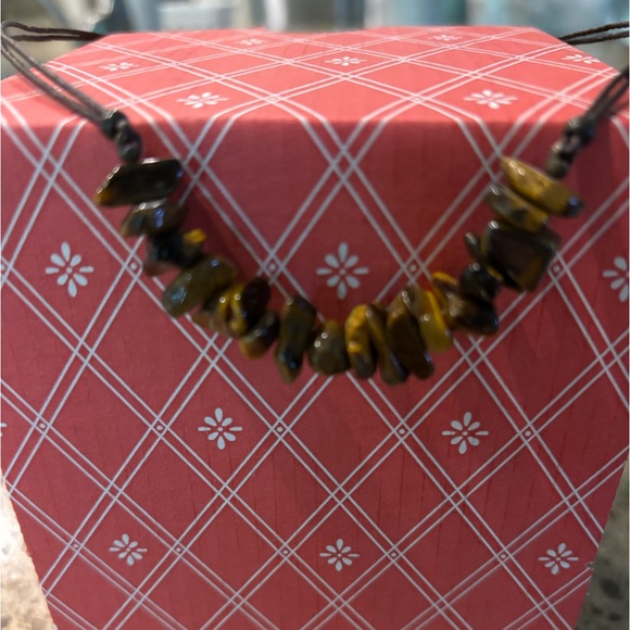 Baer SF Tiger’s Eye Leather Necklace - Picture 4 of 6